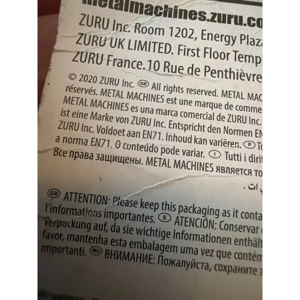 Zuru metal machines